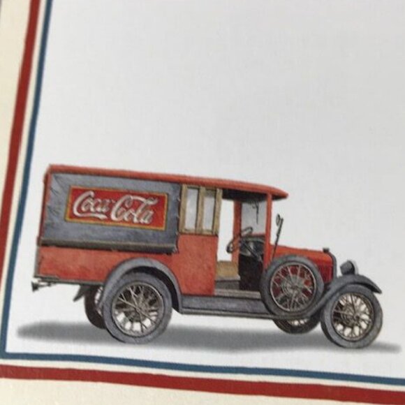 Vintage Coca-Cola 14 Pc 'JR's PLACE' Lang Country Roads Linen Note Cards Set - Picture 6 of 9